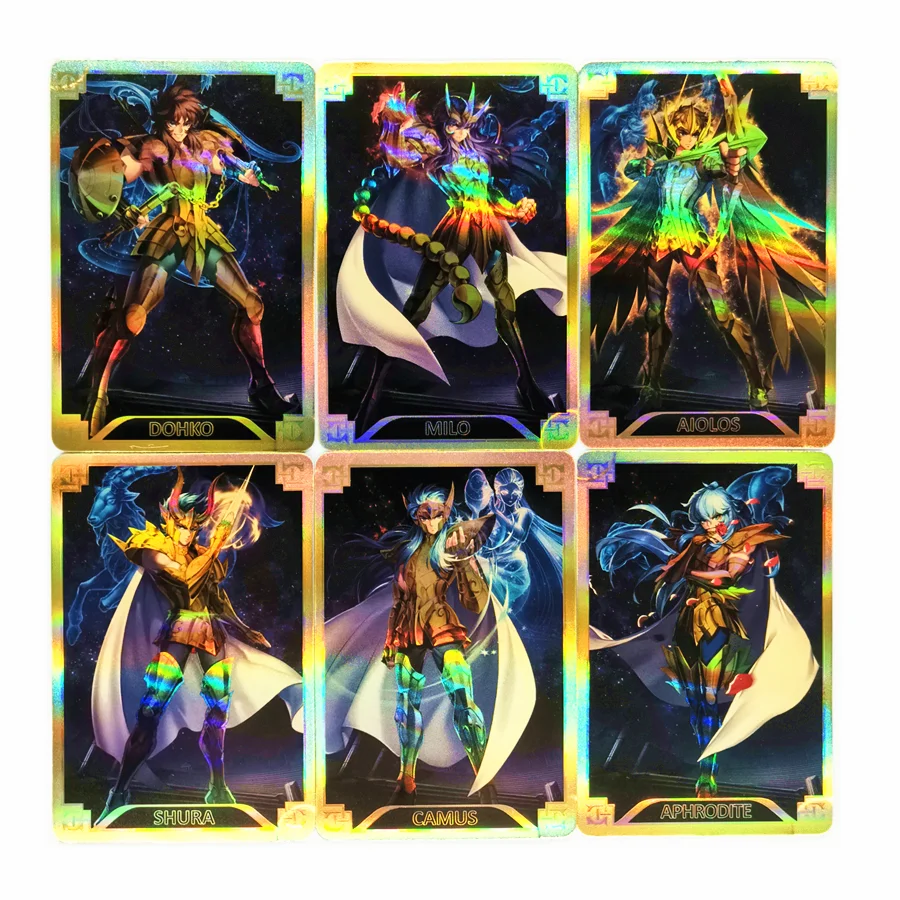 12pcs/set Saint Seiya Original Hangzhou City Toys Collection Book Hobbies Hobby Collectibles Game Collection Anime Cards