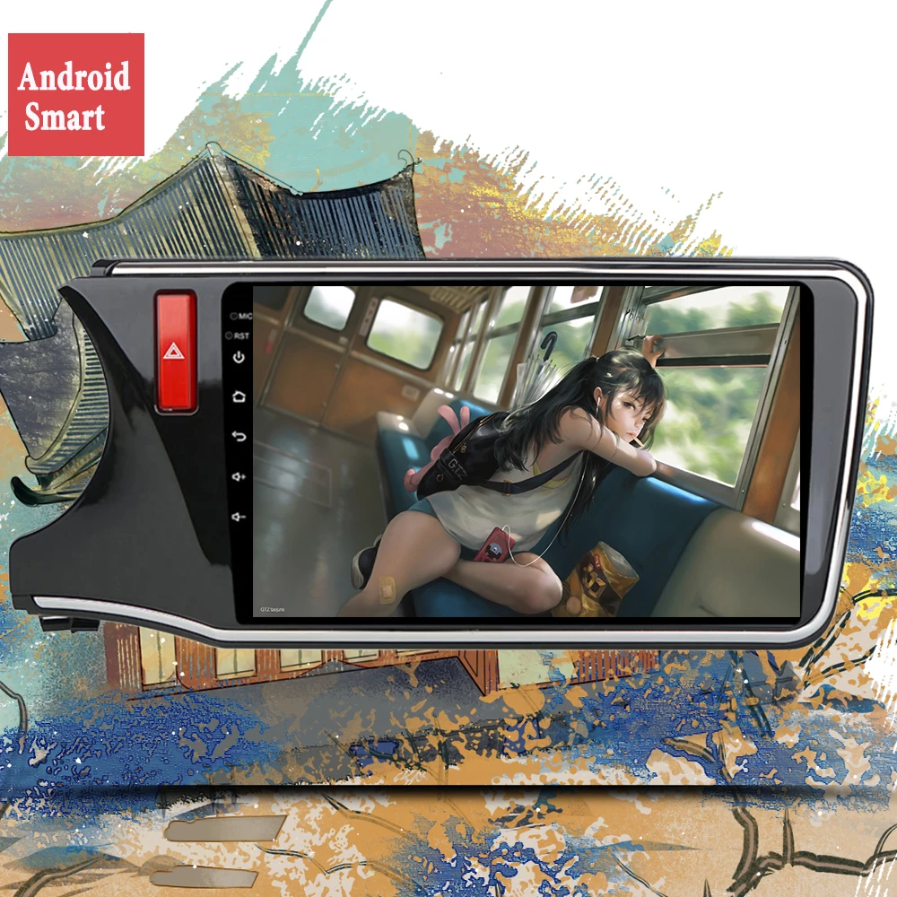 

Декоративный головной блок для Honda CITY Android 14.0 2014 2015 2016 2017 2018 2019 2020, GPS, автомобильный радиоприемник, аудио, стерео, мультимедийный плеер