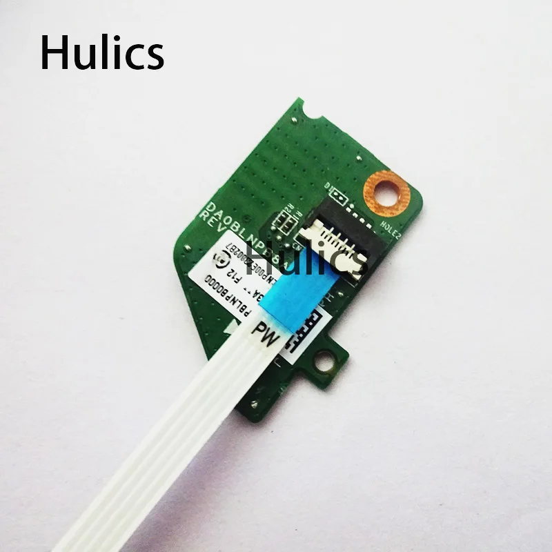 Hulics Used  For Toshiba Satellite S55 S55-B S55T-B5273 Series Power Button Board With Ribbon Cable 3PBLNPB0000 DA0BLNPB8A0