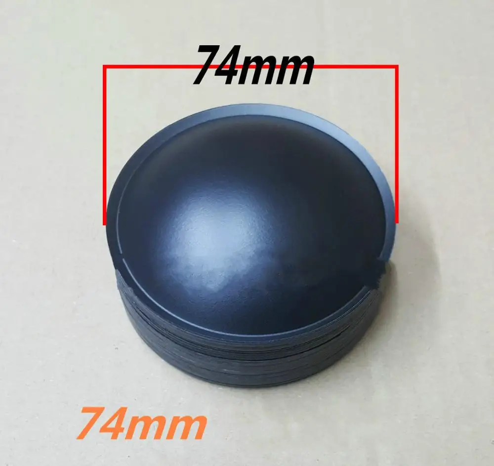 SHEVCHENKO Woofer Speaker PP Dust Cap 30mm 40mm 43mm 54mm 64mm 74mm Plastic Dust Cap For Repair Bass Speaker Accessories 2pcs