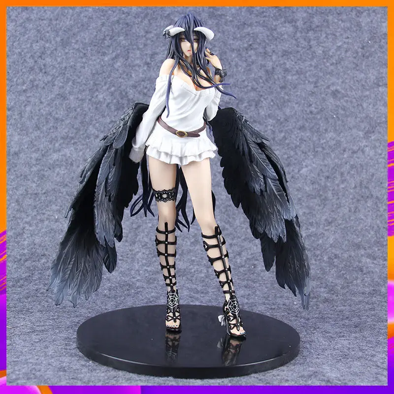 

27cm Overlord III Albedo Anime Figure Albedo so-bin Ver. PVC Action Figure Toys Overlord Statue Collection Model Doll Gift