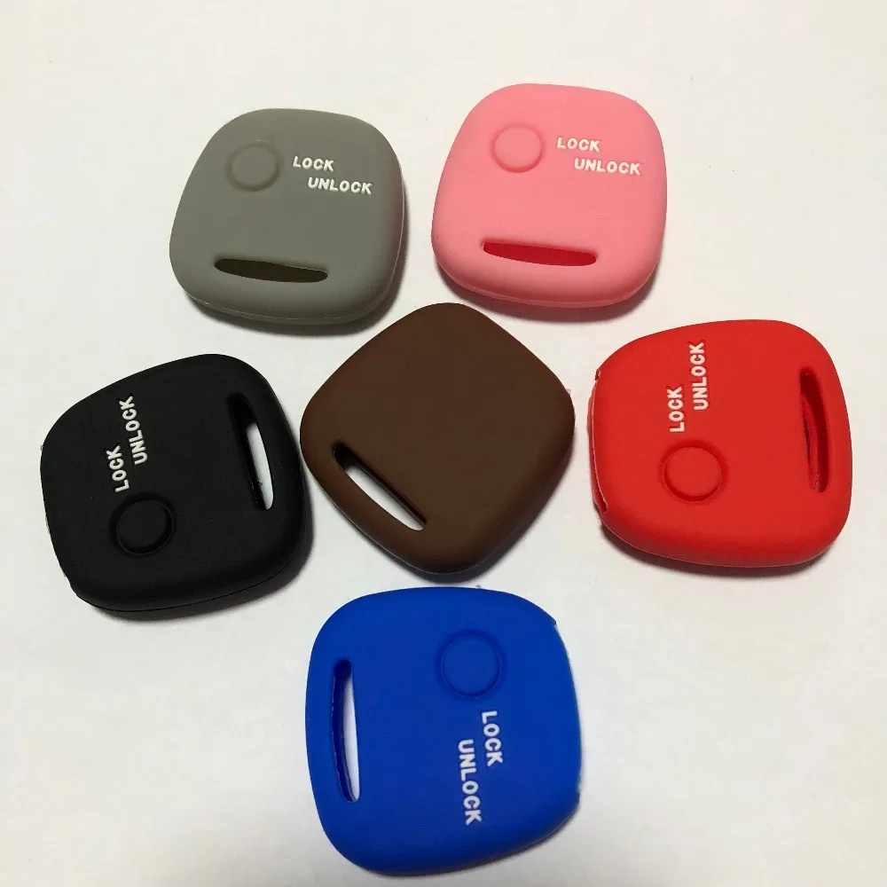 One 1 Button Remote Key Case Silicon Cover Jacket For Suzuki Moko Wagon R For Mazda For Nissan PINO Keyless FOB