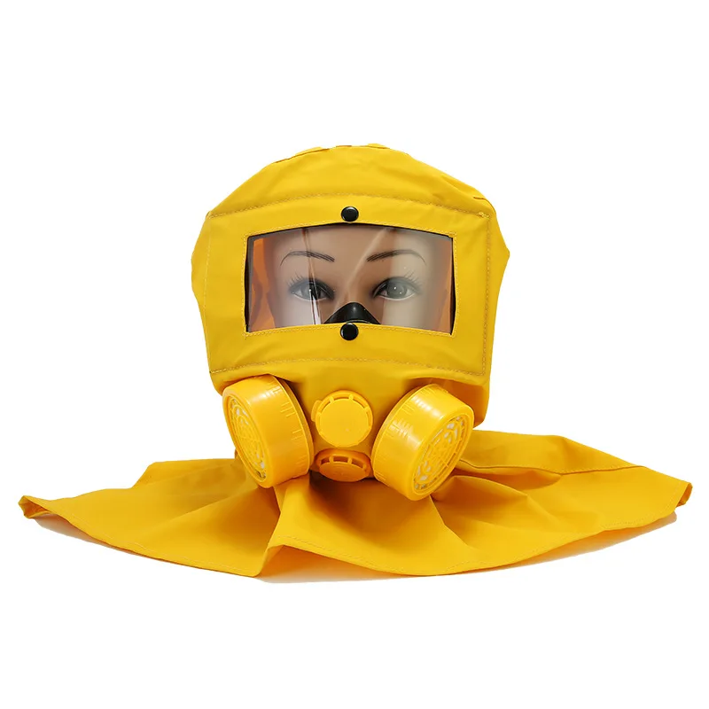 Z-56 full gas mask waterproof Yellow PVC mesh cloth Protective mask Multipurpose Spray paint Sandblasting Safety mask