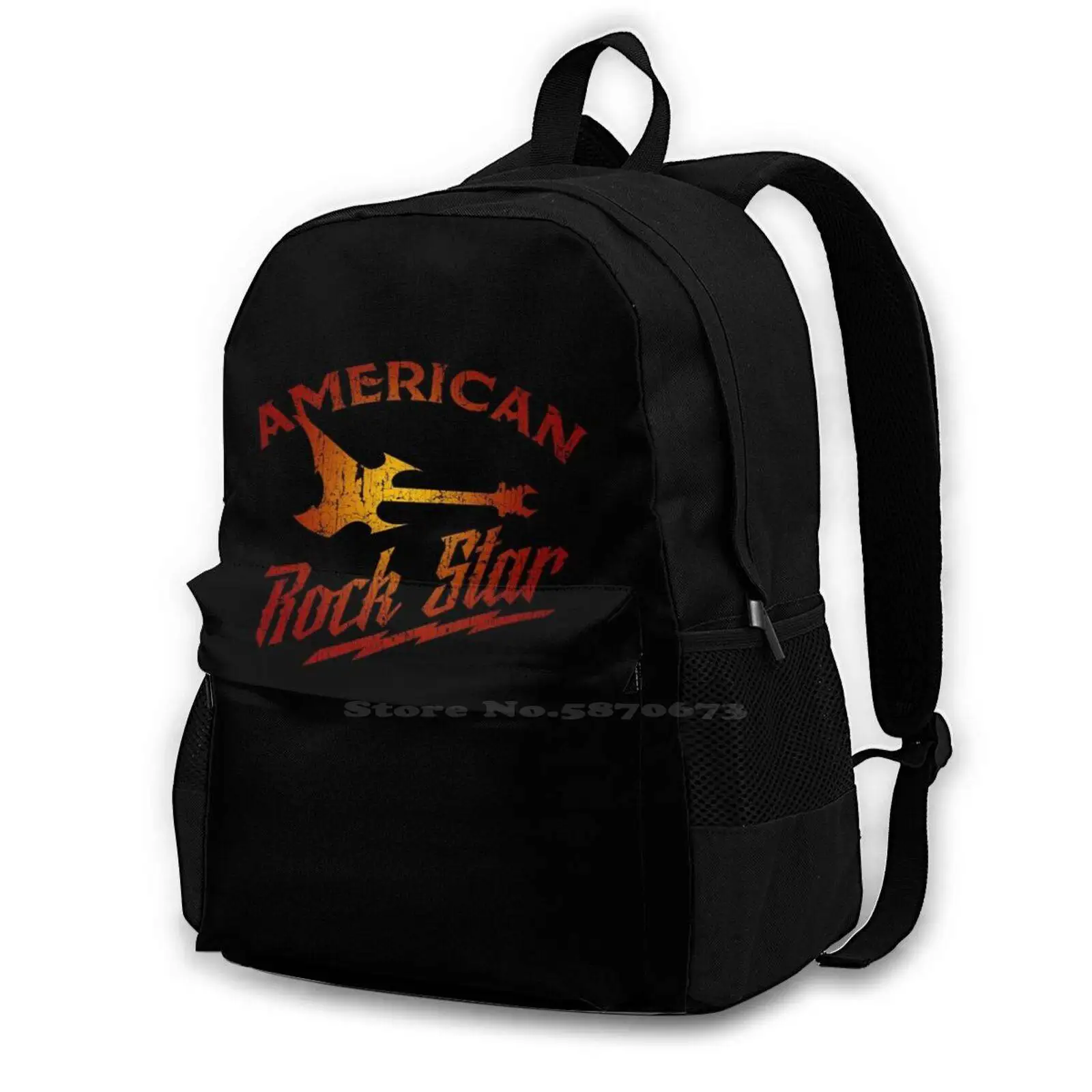 American Rock Star Design New Arrivals Unisex Bags Casual Bag Backpack Jackson Toddler Taylor Music Heavy Metal Musician