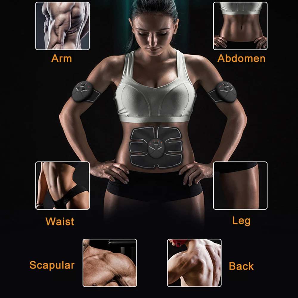 Estimulador muscular Abdominal EMS, masajeador de glúteos, entrenador de cadera, máquina de electroestimulación, gimnasio en casa, Tonificador