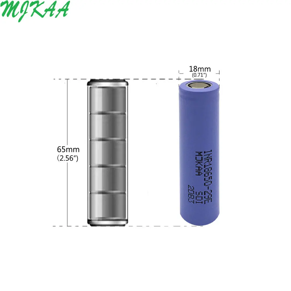 MJKAA 10/12/20 sztuk 2900mAh 18650 3.7V akumulator litowy NCR18650PF INR18650-29E baterie do latarki