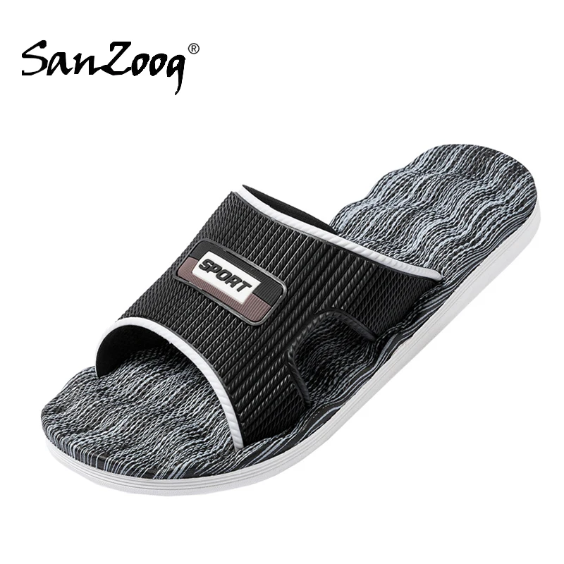 Summer Men Home Slippers Soft Indoor House Shoes Women Slides Sleepers Slipers Bathroom Room Bedroom For Guests Big Size 48 49