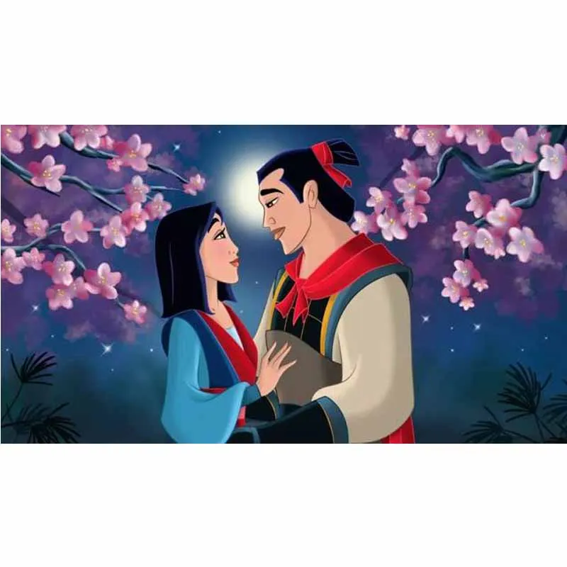 Disney Hua Mulan Wall Art Canvas Painting Nordic Posters and Prints Wall Pictures for Living Home Decor