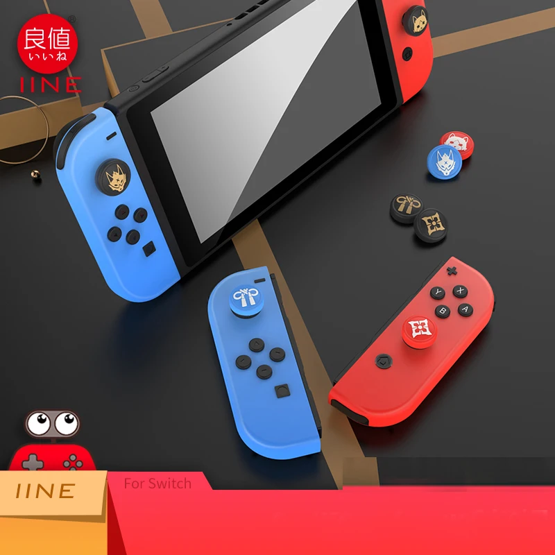 غطاء واقي لعصا التحكم ، لجهاز nintendo Switch Monster Hunter RISE ، غطاء واقي لعصا التحكم NS Lite