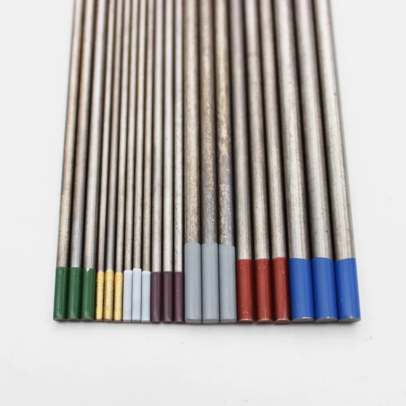 WL15 WES WC20 WP WY20 WT20 WZ8 WL20 Tungsten Electrode TIG Welding Rods Yellow Gold Purple Grey Red White Blue