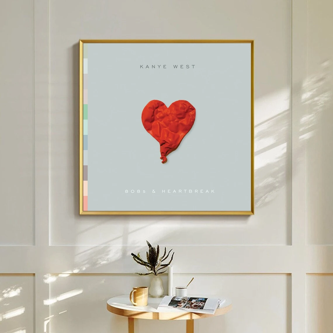 Kanye West 808s & Heartbreak Music Album Poster Prints Art Canvas Painting Wall Living Room Home Decor (No Frame)