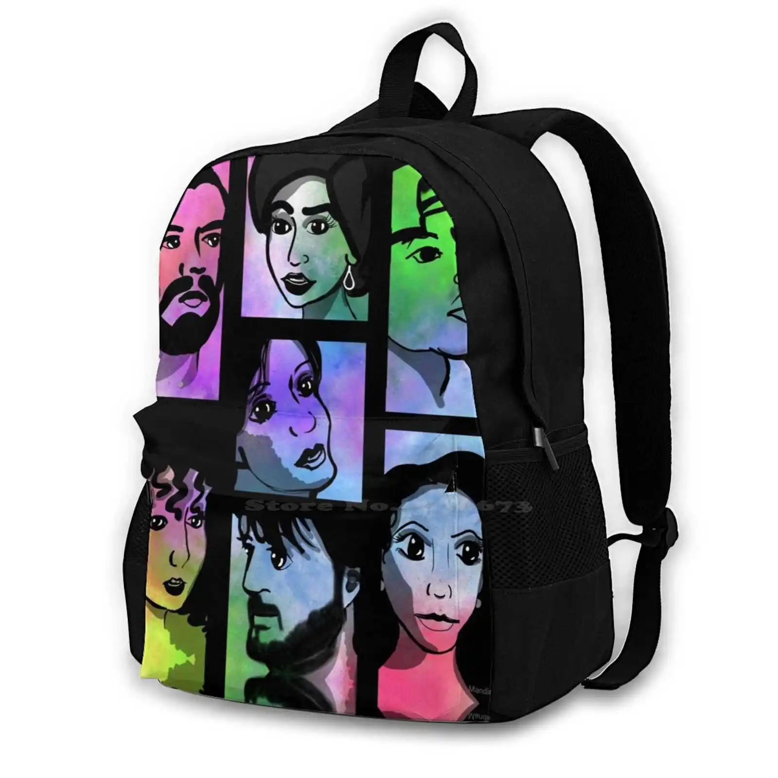 Alternate Backpack For Student School Laptop Travel Bag Gavin Valerie Quil Adri Terrence Esteban Dahlia Alternate Fan Art