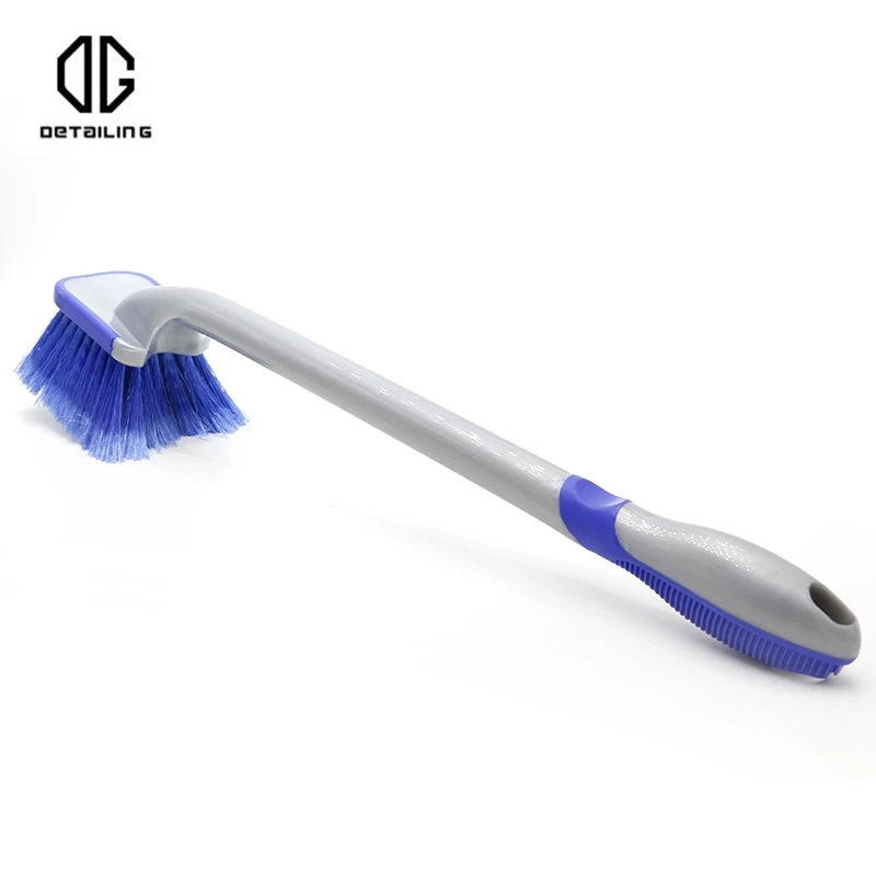 DETAILING 51cm Length Car wheel Brush Auto Detailing Long Plastic Handle Brush For Car Wash & Clean