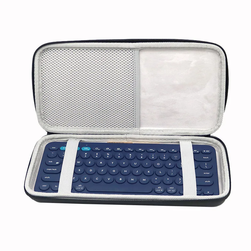 EVA Storage Case for Logitech Wireless Bluetooth Keyboard K380 Strap Handbag New Arrival PU Skin Protective Travel Bag