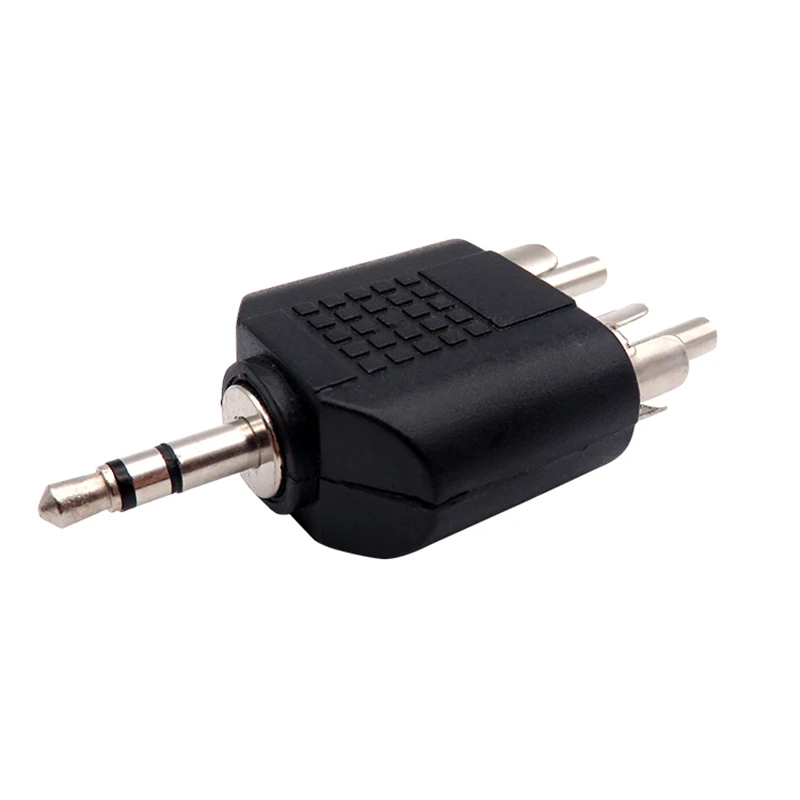 Аудио адаптер 3,5 мм на 2 RCA штекер 3,5 штекер на 2 RCA штекер аудио стерео разъем конвертер аудио 2 RCA штекер аудио разъем