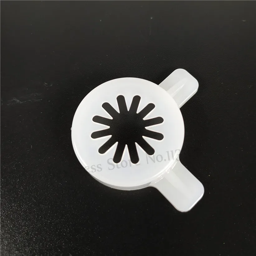 Snowflakes Shaped Modeling Cap Spare Part for Ice Cream Maker Accessory Of Soft Serve Machines 29mm Inner Diameter