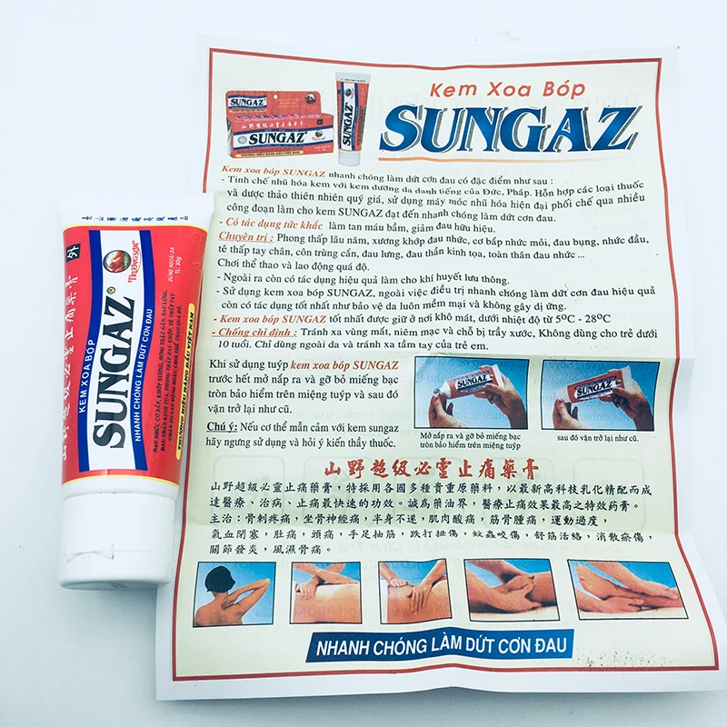 Sungaz Balm Cream Treatment Rheumatoid Arthritis Bone Spurs Frozen Shoulder Pain Relief Medical Plaster