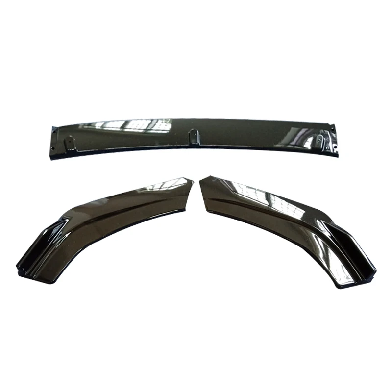 Front Bumper Spoiler Protector Plate Lip Body Kit Carbon Surface Car Decorative Strip Chin Shovel For BYD F3 2008 - 2013