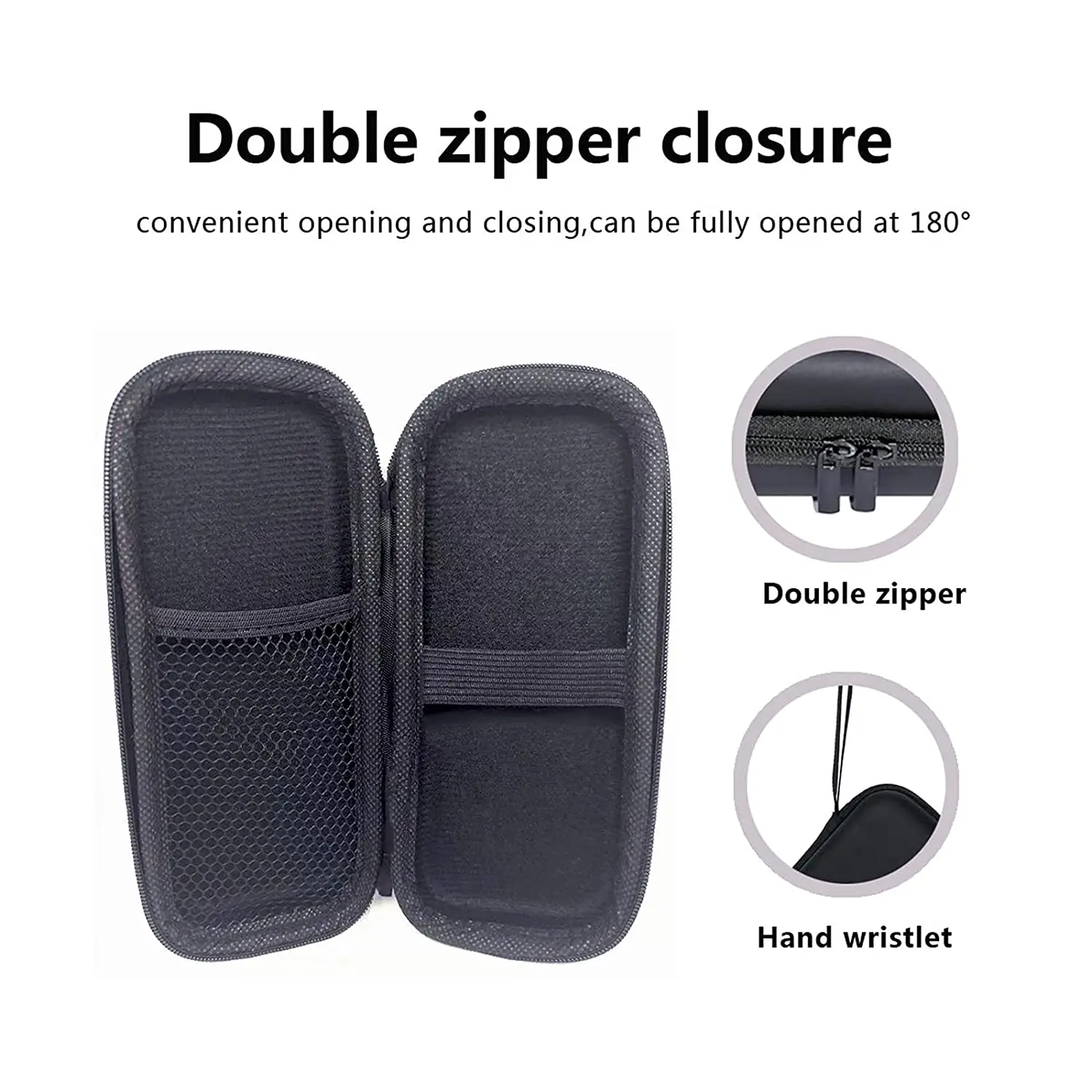 Beard Trimmer for Men EVA Zipper Box Suitable for Manual Razor and OneBlade Small T Knife Electric Razor Portable Shaver Box