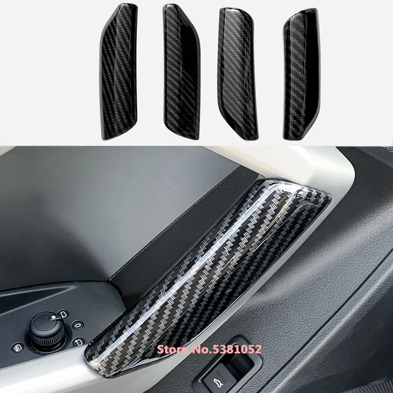 

Car Styling Interior Armrest Sticker Cover Trim Carbon Fiber Chrome For Audi Q3 2019 2020 2021 Accessories