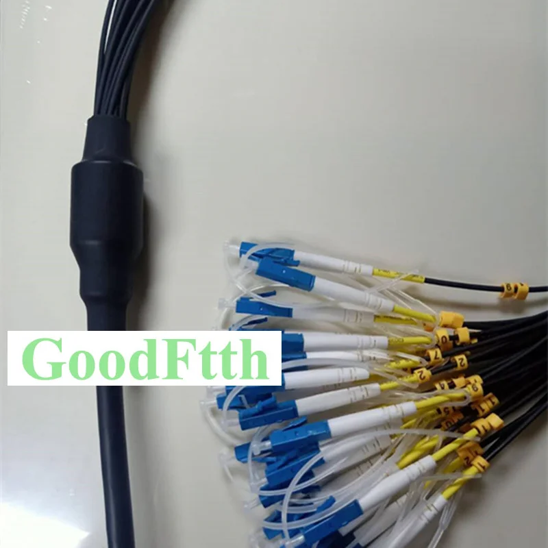 Armoured Tactical Patch Cable LC/UPC-LC/UPC SM 24 Cores TPU Jacket GoodFtth 100-500m