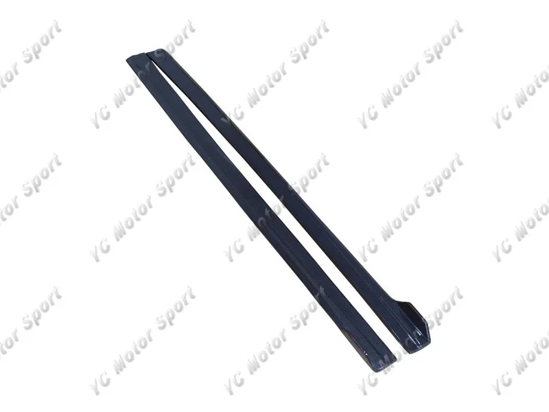 Car Accessories Carbon Fiber Side Skirt Kit Fit For 2013-2016 S3 Sedan BKSS Style Side Skirt Underboard Extension with Canard