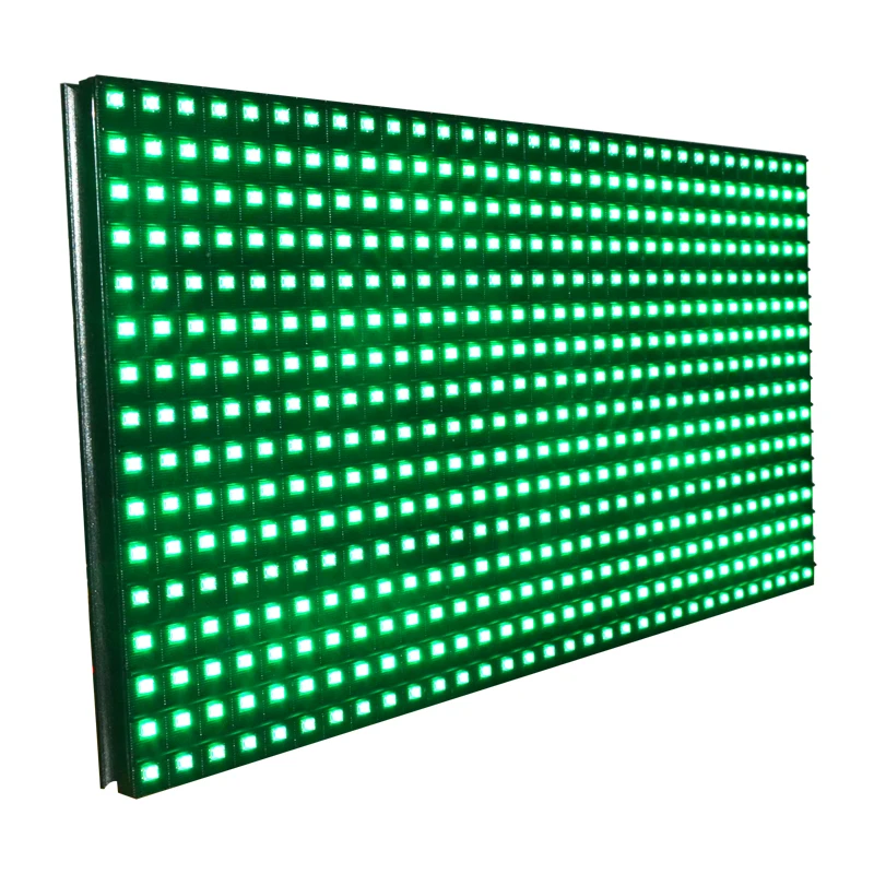 

SMD LED display all outdoor P10 surface mount highlight emerald green P10led display unit board