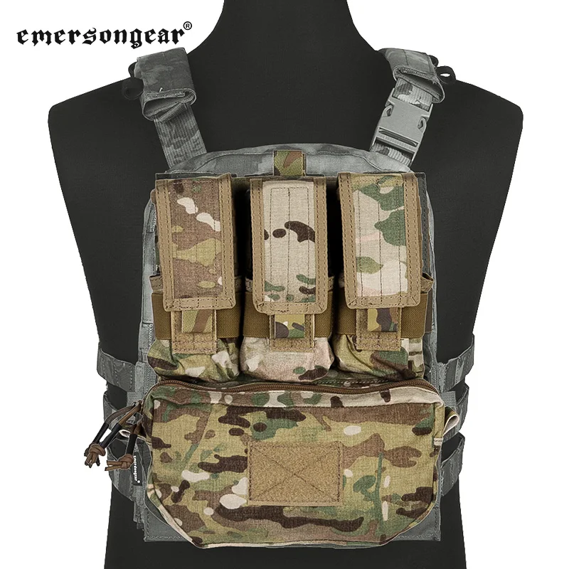 

Emersongear Tactical Assault Back Pouch Panel Vest Accessory Bag MOLLE Backpack For Plate Carrier Airsoft Hunting EM9300