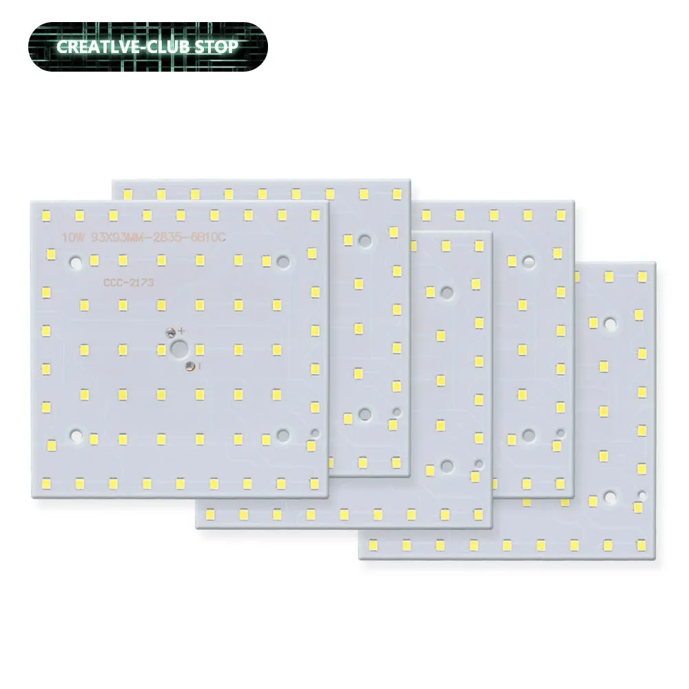 contas de luz de inundacao led 250ma painel de luz led smd2835 placa de teto quadrado placa de lampada fonte de chip led para diy pecas 10w 15w 22w 32w 01