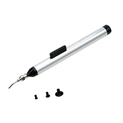 DIYWORK Vacuum Suction Pen  Manually Pumping IC Tool Hand Tool Set Solder Picker  With 3 Sizes Sucking  Alternative Tweezers