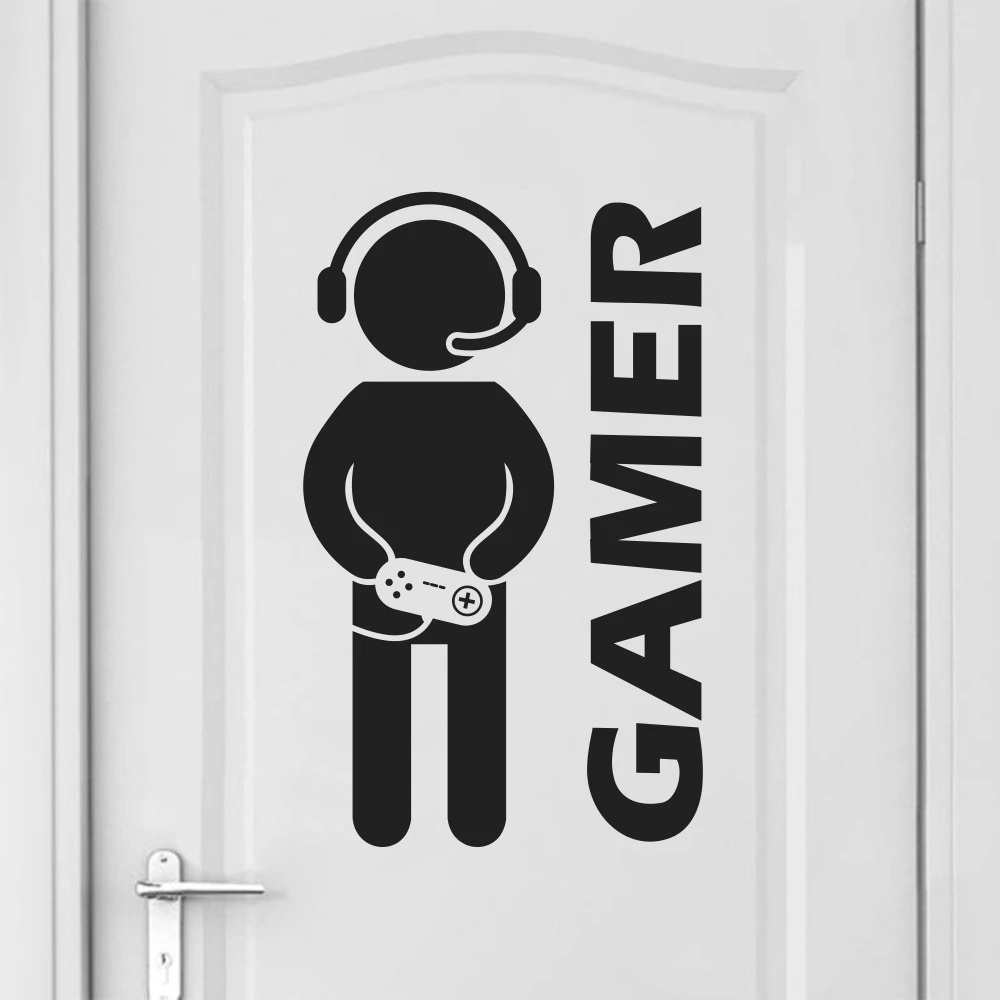 

Most Popular Gamer Wall Sticker Video Game Home Decor Living Room Kids Room Boys Room Decoration Art Murals