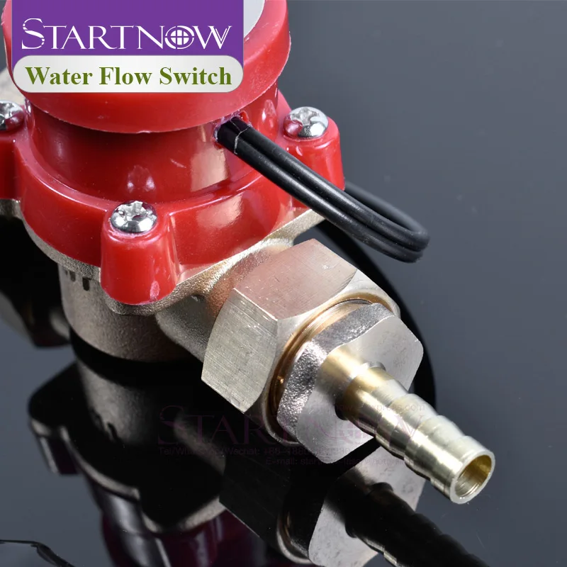 Startnow 6/8/10mm Nozzle Water Flow Sensor Switch Meter G1/2\