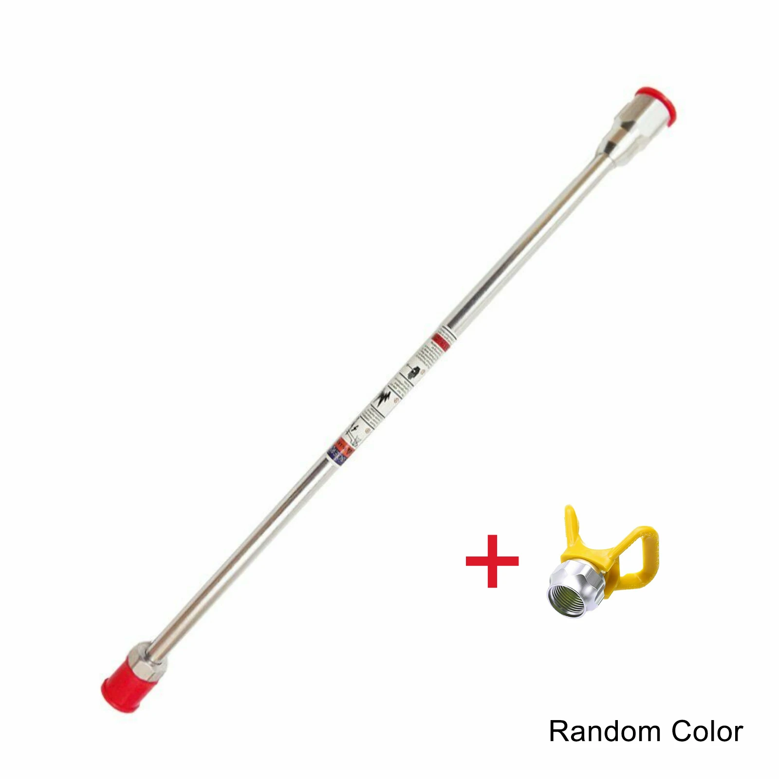 New 20/30/50/75/100cm Sprayer Gun Extension Rod Airless Paint Sprayer Gun Tip Extension Pole Spray Gun Accessories with Nozzle