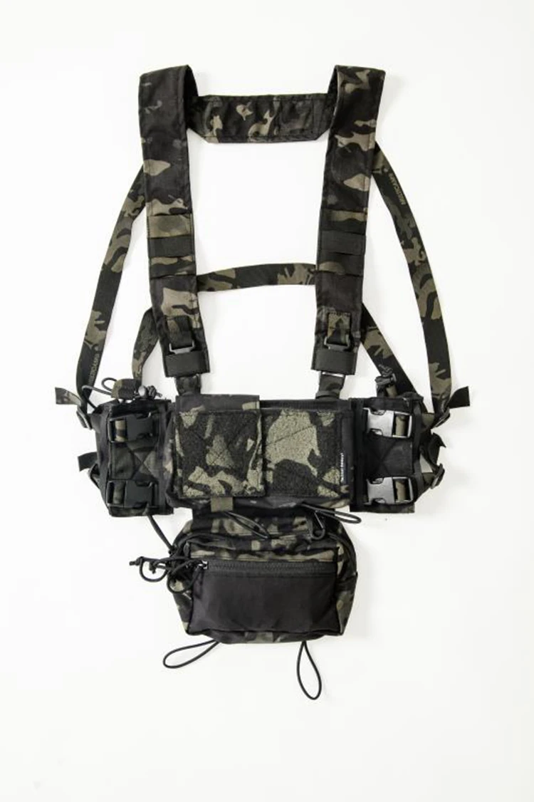 Tactical Chest Rig Set MK4 for Men - Black, Grey, Camo