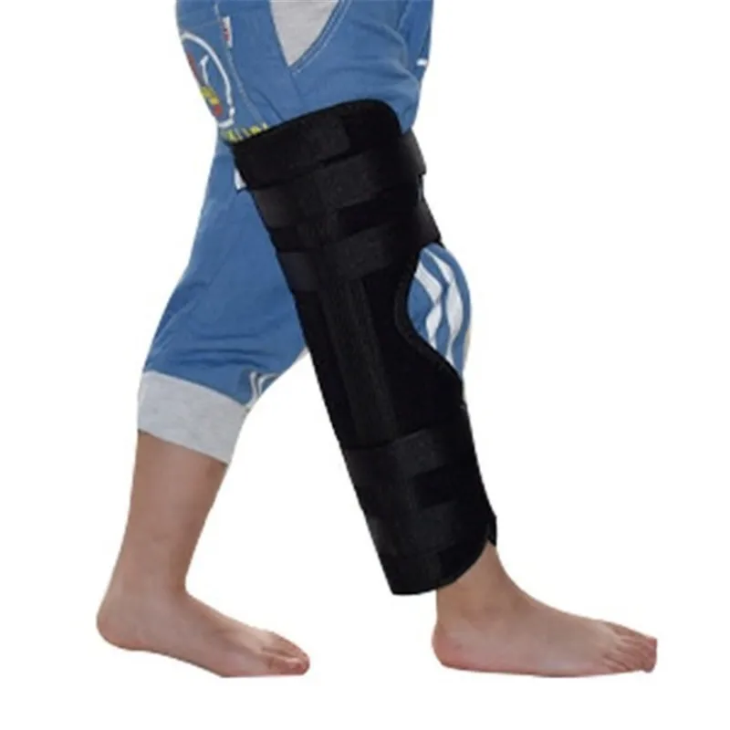 Kids Knee Brace Support Child Knee Fixed Splint Leg Fracture Splint Patella Knee Orthopedic Leg Posture Corrector Guard Knee Sup