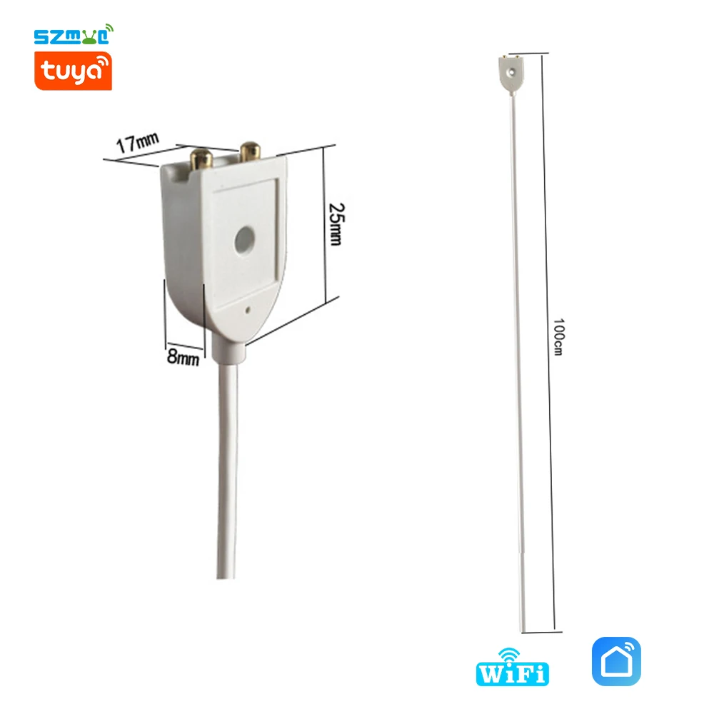 SZMYQ Tuya Wifi Smart Home Alarm System Water Leakage Sensor Security Wireless Flow Level Leak Detector Smart life APP Control