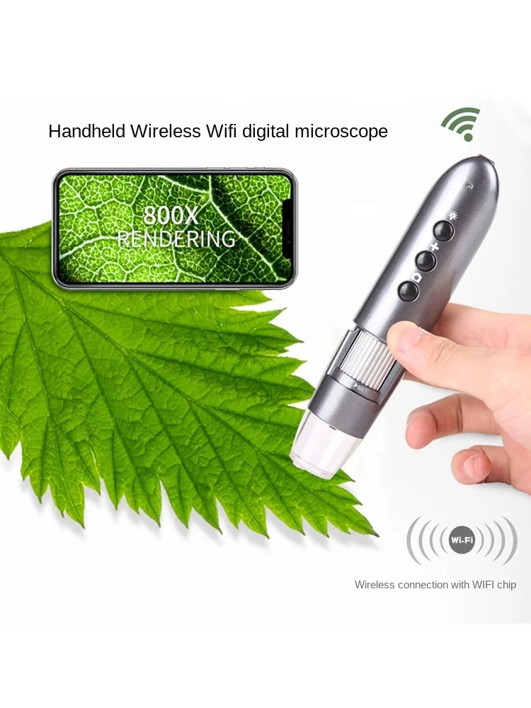 WIFI electronic mobile phone microscope wireless digital portable microscope magnifying glass 2 million pixels