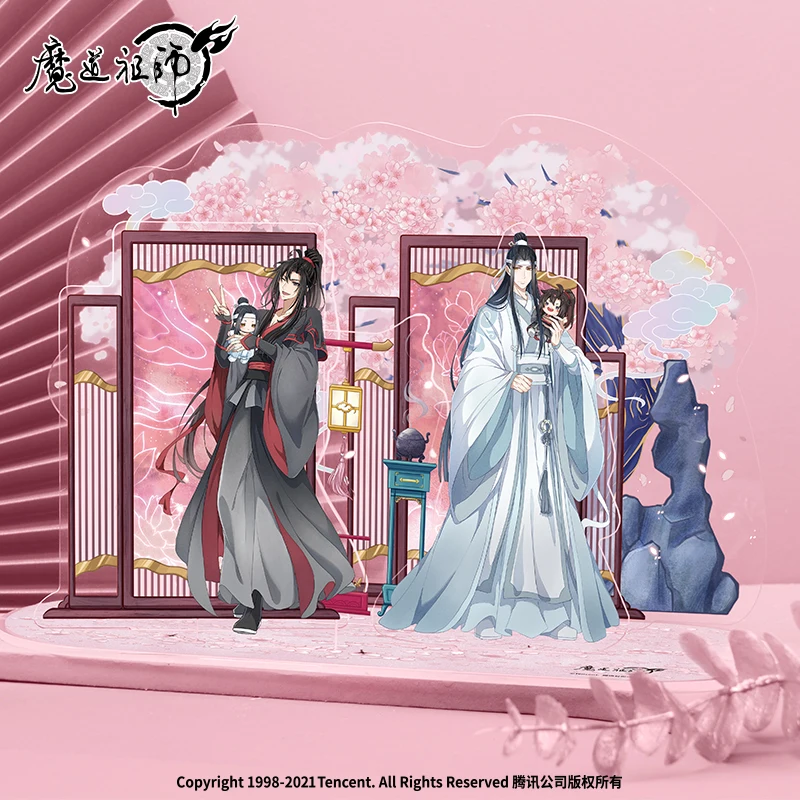 Grandmaster Of Demonic การเพาะปลูก MDZS Wei Wuxian Lan Wangji อะคริลิครูปแผ่น Decor Sakura Courtyard