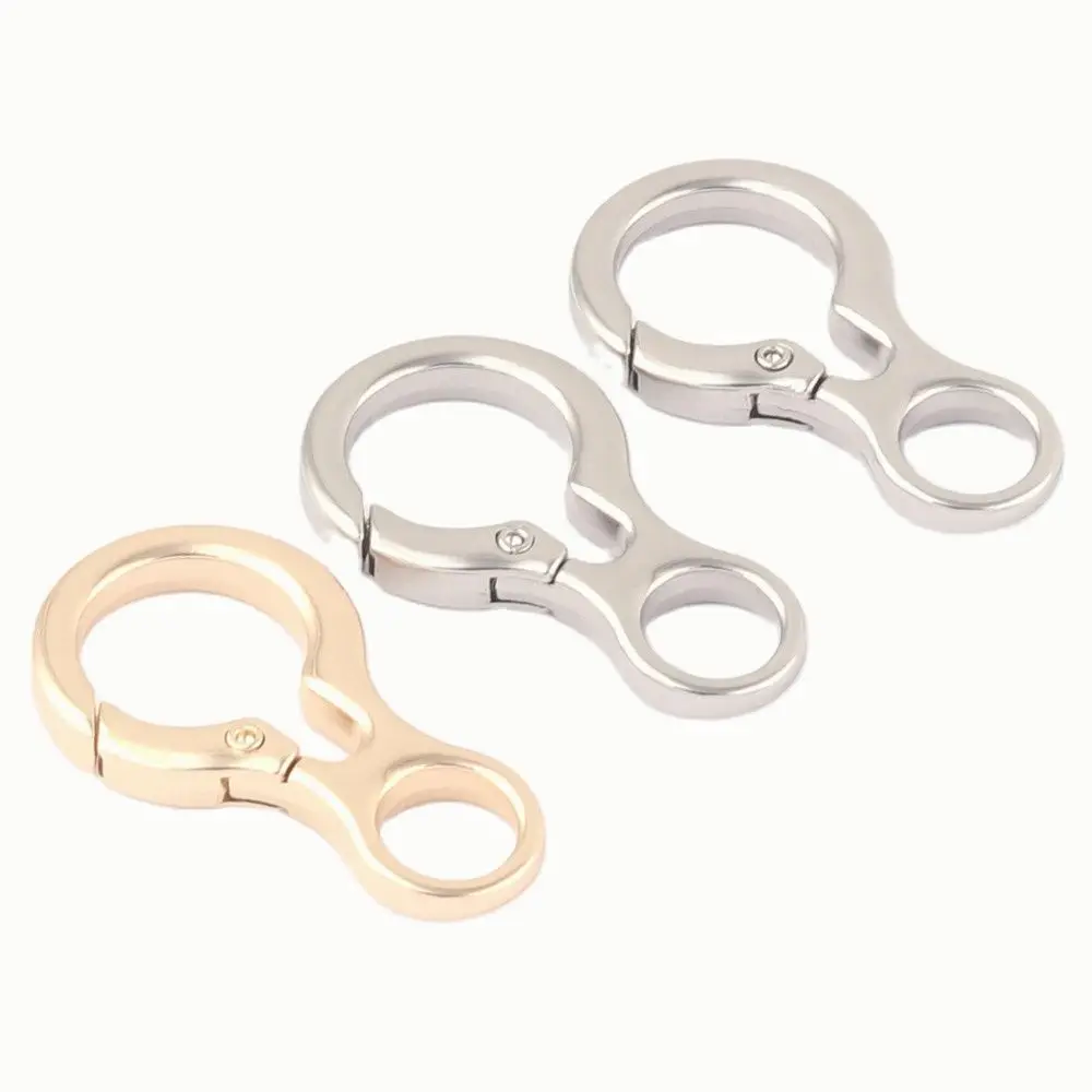 

Gold Spring Round Lamp Bulb O Ring Gate Jewelry Charm Snap Hook,Metal Purse Handbag Hardware Bag Push Clasp Webbing Clip