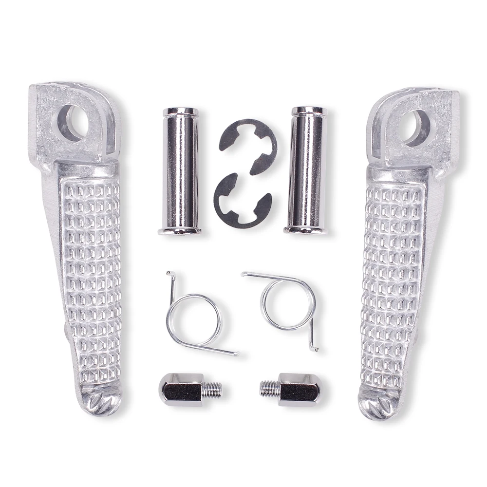 CVK Front Foot Rests Pedal Bracket Assembly Kit For Kawasaki ZX-6R 636 2005 2006 2007 2008 ZX6R 05-08 Motorcycle Parts