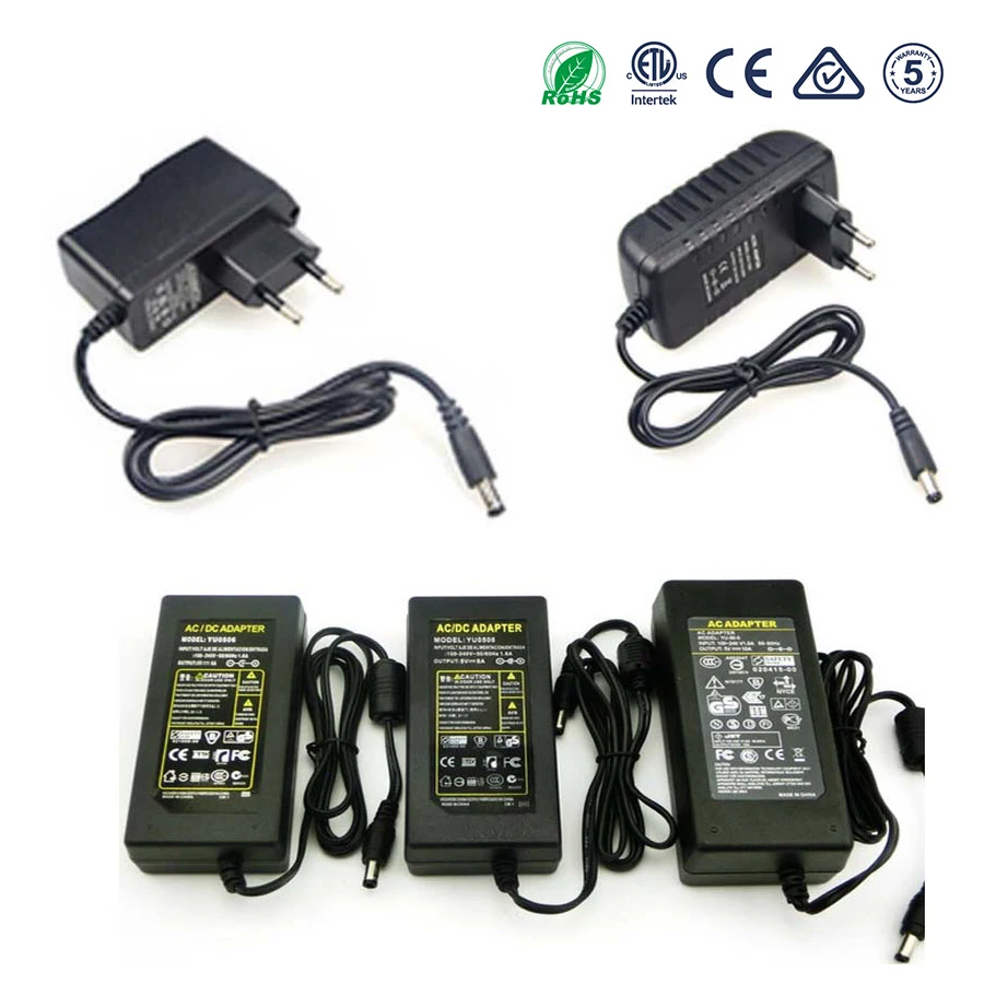 Fuente de alimentación conmutada, transformador de 220V a 5 12 24 V CA/CC, 5V, 12V, 24 V, 1A, 2A, 3A, 5A, 6A, 8A