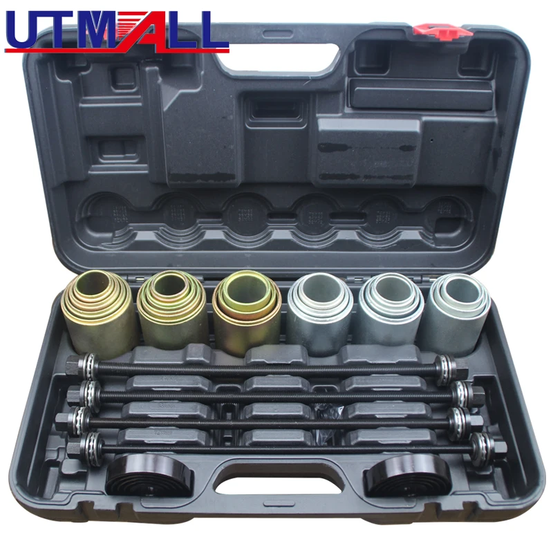 Car Disassembly Tool 26Pcs Car Universal Bush Bearing Removal Insertion Tools Set Press Pull Sleeve Kit Hand-held Removal Tool