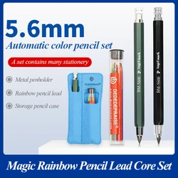 5.6mm Mechanical Pencils & Charcoal Graphite Pencil Lead Soft Medium Hard HB 2B 4B 6B 8B 14B Sketch Lead Core School Supplies