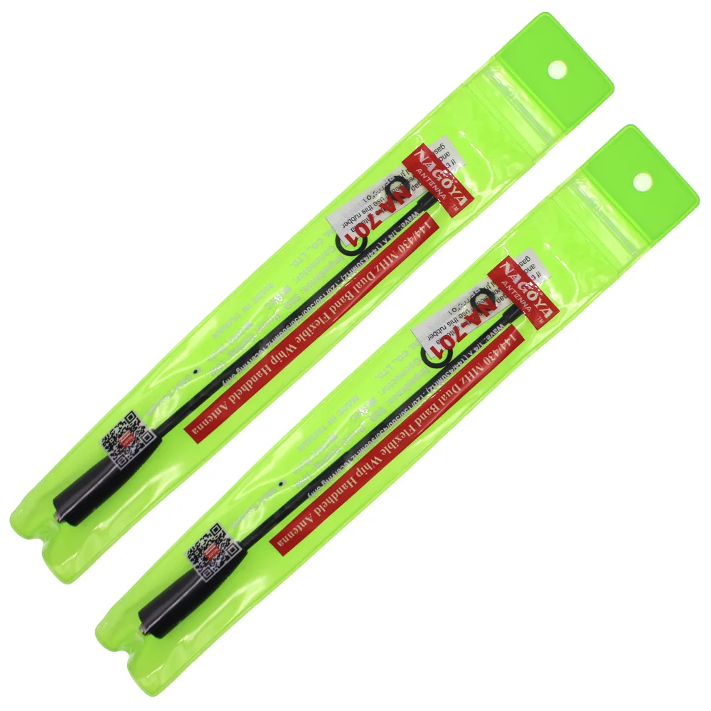 100% Originele Nagoya NA-701 VHF/UHF (144/430 Mhz) antenne SMA-FEMALE voor BaoFeng UV-5R BF-888S UV-82 TYT Wouxun Walkie Talkie