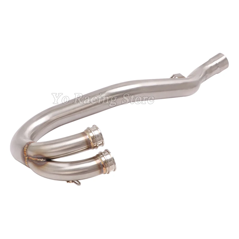 Slip On For KTM 450 EXC KTM450 SX-F Motorcycle Exhaust Escape Modify System Front Link Pipe Connect the original Muffler 50.5mm