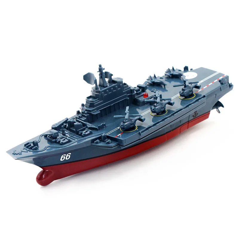 2.4G Remote control ship aircraft carrier military exquisite model speedboat children\'s water toy rc boats boat rc boat