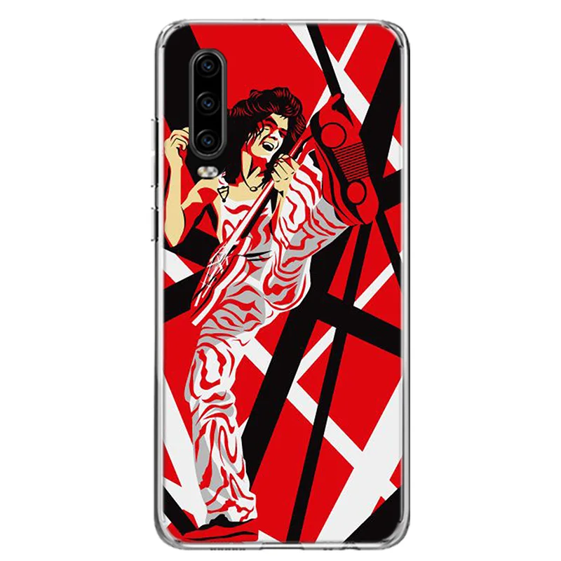 Eddie Van Halen Graphic Guitar Phone Case For Huawei P50 P40 Pro P30 Lite P20 P10 Mate 10 20 Lite 30 40 Pro Cover Coque Shell