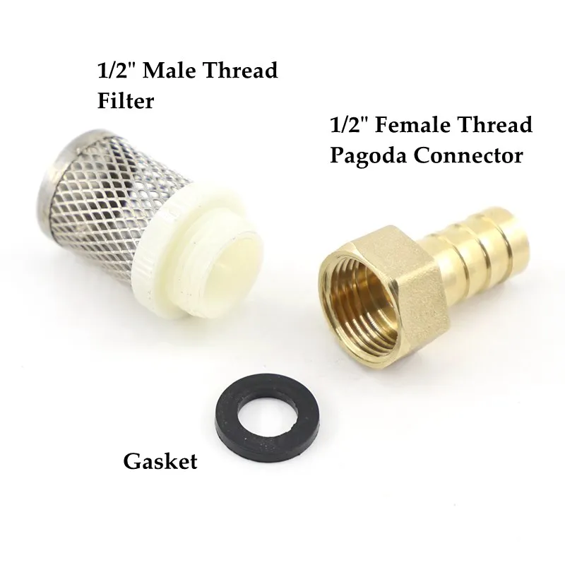 1pc 6~19mm Hose Filter Car Wash Garden Irrigation Filters Brass Strainer Sprayer Pump Filtering Stainless Steel Mesh Filter