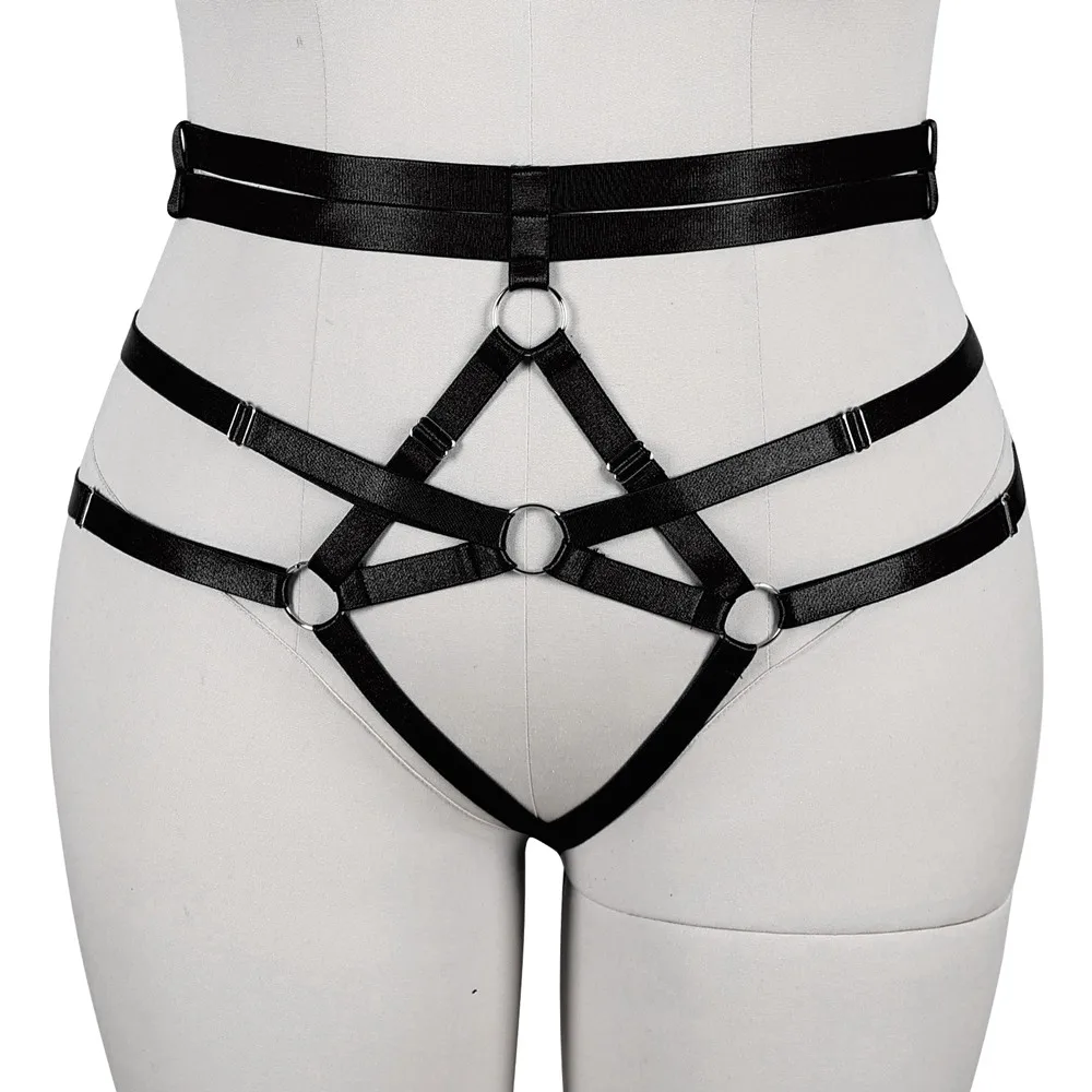 

Bdsm Harness Fashion Sexy Bondage Garter Harness Stocking Belt Strap Busty Women Leg Ring Gothic Suspender Erotic Large Lingerie