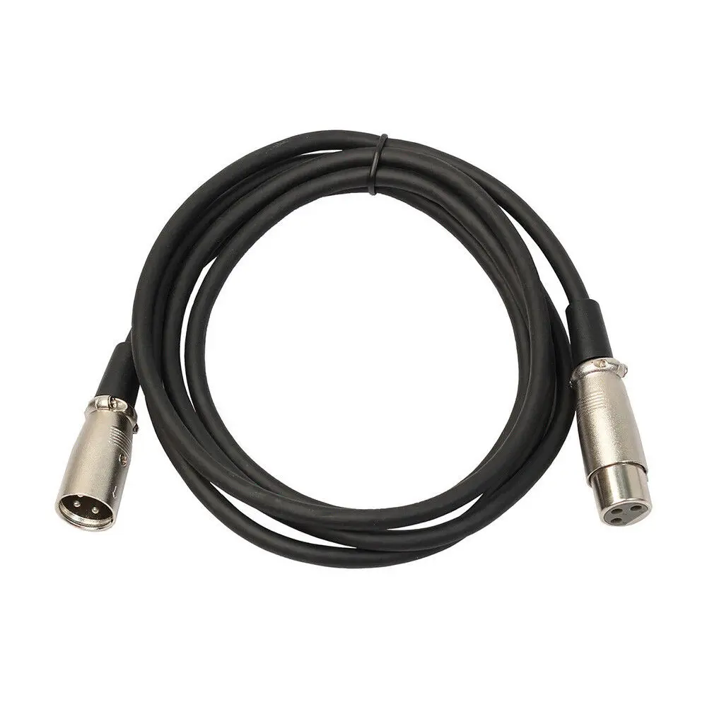 Cable profesional XLR macho y hembra de 3 pines, 1m, 1,5 m, 3m (opcional), micrófono blindado, Cable de Audio de 6M, 9,84 pies, 3 metros